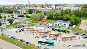 Modernster ZOB des Landes in Rostock entstanden