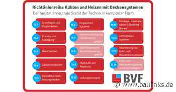 BVF Richtlinie 15.10 Kühl- und Heizdeckensysteme in Verbindung mit Lüftungskonzepten ist erschienen