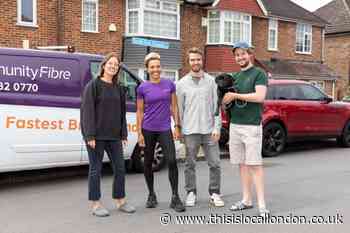 Dame Kelly Holmes brings fast WiFi to slowest Hither Green street