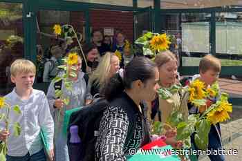 In Werther geht's mit gelben Sonnenblumen ins grüne Klassenzimmer