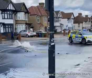 Travel chaos in Harrow after Kenton Road water main burst