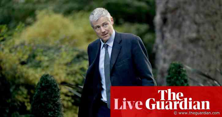 Tory peer Zac Goldsmith could be ‘very tempted’ to back Labour over climate issues - UK politics live
