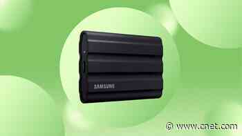 You Can Pick Up Samsung's Rugged and Portable T7 Shield SSD for 50% Off     - CNET