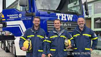 Schweres Gerät für Prevalje - Dachauer THW hilft in Slowenien beim Brückenbau mit