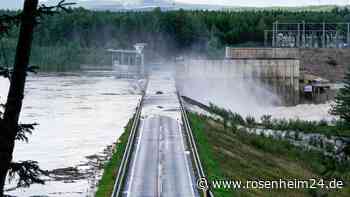 Überschwemmungen in Norwegen - Schäden an Wasserkraftwerk