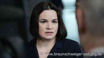 Tichanowskaja ruft aus Exil zu Widerstand in Belarus auf