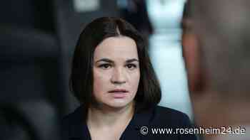 Tichanowskaja ruft aus Exil zu Widerstand in Belarus auf