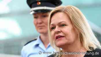 Faeser zu Spionage-Verdacht: "Sicherheitslage verändert"