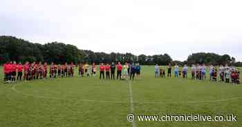 Killingworth FC pays tribute to Barry Sweeney with one minute's applause in memory of popular referee