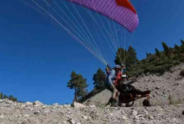 Adaptive Skier Trevor Kennison Enjoys Incredible First Paragliding Experience