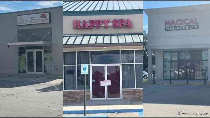Multiple Gonzales spas targeted in prostitution bust, 6 women arrested