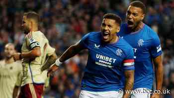Rangers 2-1 Servette: Hosts earn Champions League qualifying advantage over 10-man Swiss side