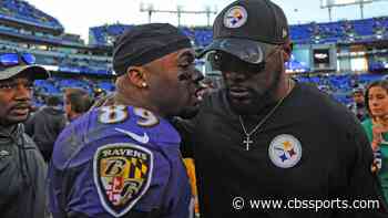 WATCH: Steve Smith Sr. catches passes from Kenny Pickett during Steelers training camp