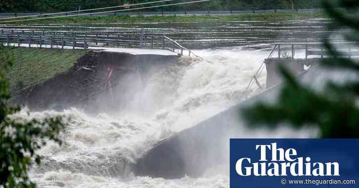 Dam partly collapses in Norway as Storm Hans continues to cause chaos