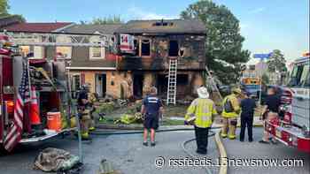 Townhouse in Norfolk destroyed by fire; four people forced out of their home