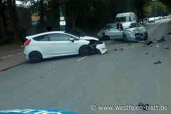 Fünf Verletzte bei Unfall in Minden