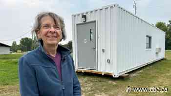 Donated pandemic visitation shelter will house Manitoba community's first food bank