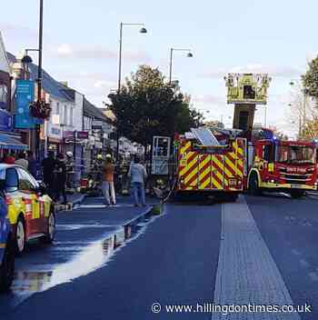 Cigarette blamed for shop blaze in Coldharbour Lane, Hayes
