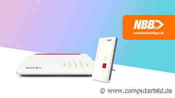 AVM FritzBox 7590 + Repeater 2400 im Set zum Bestpreis!