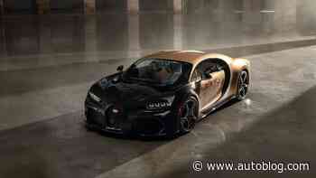 One-off Bugatti Chiron Super Sport Golden Era features hand-drawn sketches