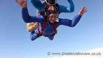 Fearless 90-year-old Romford nan skydives from 12,000ft