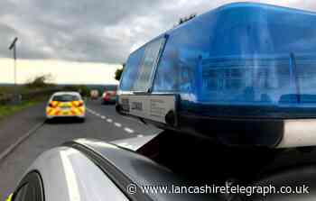 Traffic heading out of Blackpool stopped due to animals on road