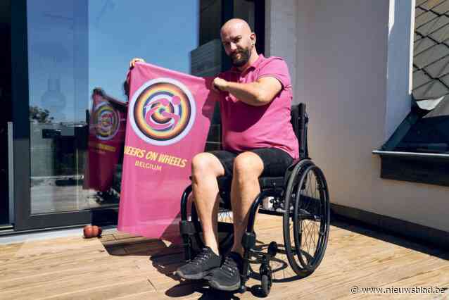 Redgy Desmit richt Queers on Wheels op voor LGBTQ+-rolstoelgebruikers: “Volgend jaar hopen we een eigen wagen te hebben tijdens de Antwerp Pride”