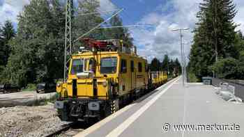 Weiter Bus statt Bahn: Letzte Phase beim Leitungsbau auf der Kochelseebahn