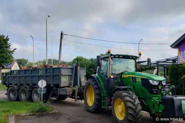 Bestuurder van tractor beboet voor overlading bij controles in Halen en Herk-de-Stad