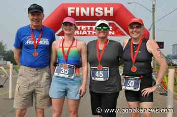 Stettler hosts successful triathlon