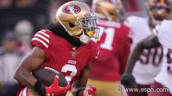 Niners' McCloud has broken wrist, out 2 months