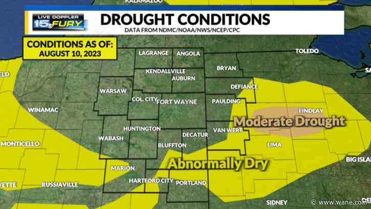Drought over for NE Indiana and NW Ohio