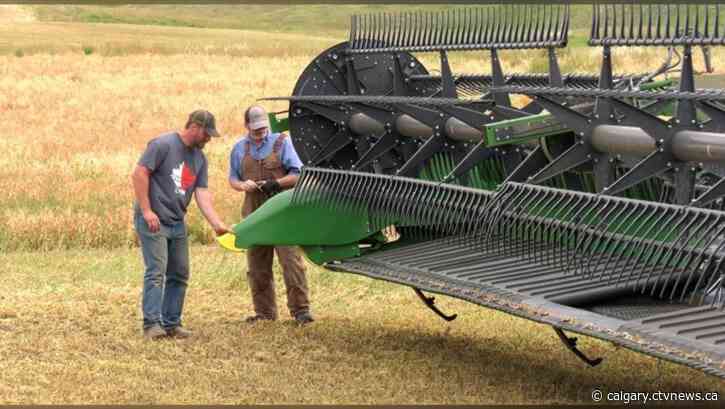Earliest harvest ever in southern Alberta producing about half the yields