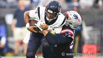 C.J. Stroud plays two drives in Texans' first preseason matchup vs. Patriots, throws INT