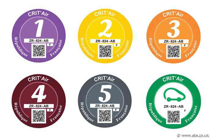 Driving to France? Dont forget the CritAir emissions sticker for your car