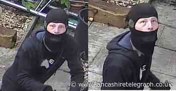 CCTV of balaclava-clad suspect after spate of burglaries