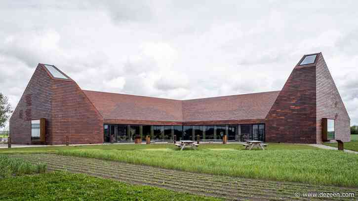 Kiln-like lightwells define Danish learning centre by Reiulf Ramstad Arkitekter