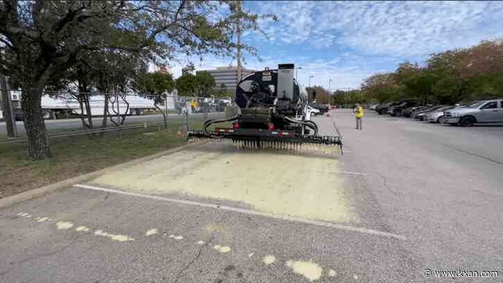Austin, University of Texas study cool pavement technology on roadway