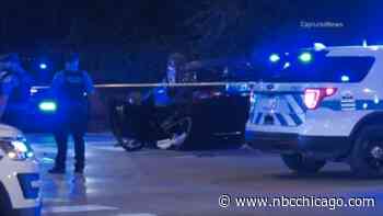 Man dies after being shot inside car with 8-year-old, flips car while fleeing shooting