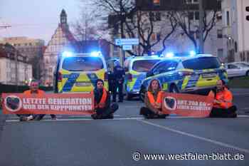Letzte Generation will Verkehr in Bielefeld lahmlegen
