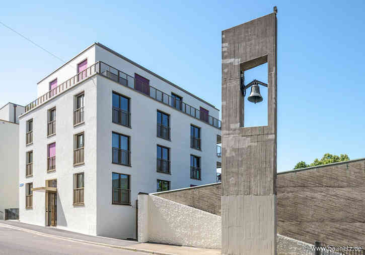 Würfel an Betonskulptur
 - Gemeinde- und Wohnhaus in Zürich von helsinkizurich und Ramser Schmid