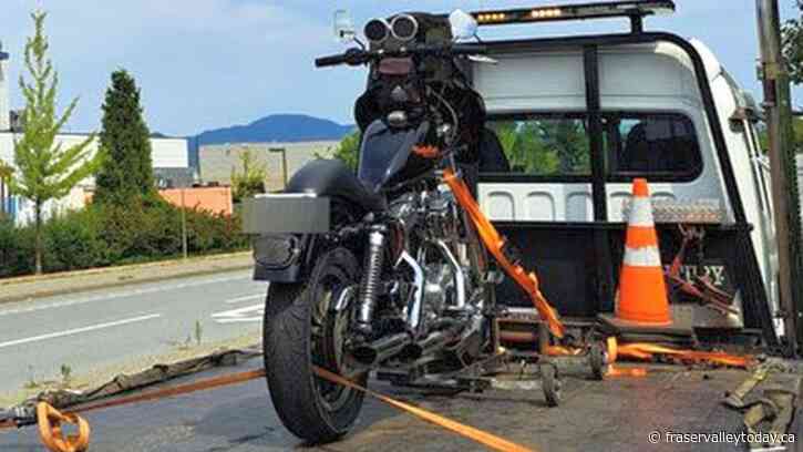 AbbyPD impound motorcycle, fine driver