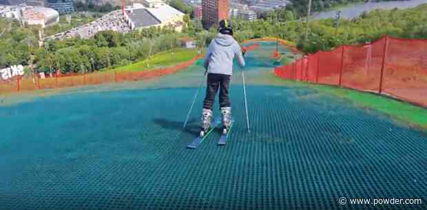Skiers Make Summer Turns Above Sweden's Largest City