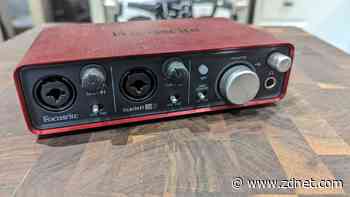 Focusrite Scarlet 2i2 is a great audio interface to help improve your podcast efforts