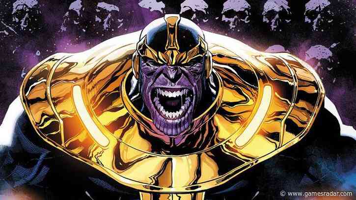 Thanos takes on the Illuminati in a new solo book, also steals a truck