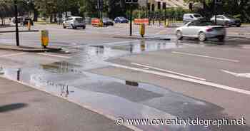 Road safety fears after another incident sees water pouring down road in Coventry