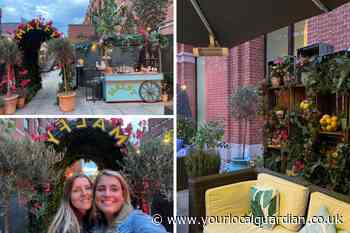 Roof Garden Booking Office 1869 at King's Cross gin garden