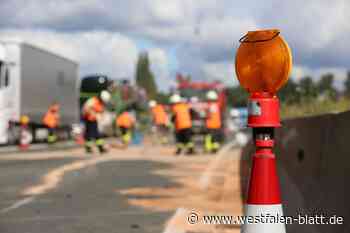 Schwerer Unfall auf der A30 bei Bünde