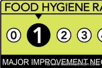 Sherwood Garden in Sidcup handed one star hygiene rating