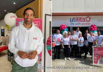David James in Blackburn for Utilita poverty campaign